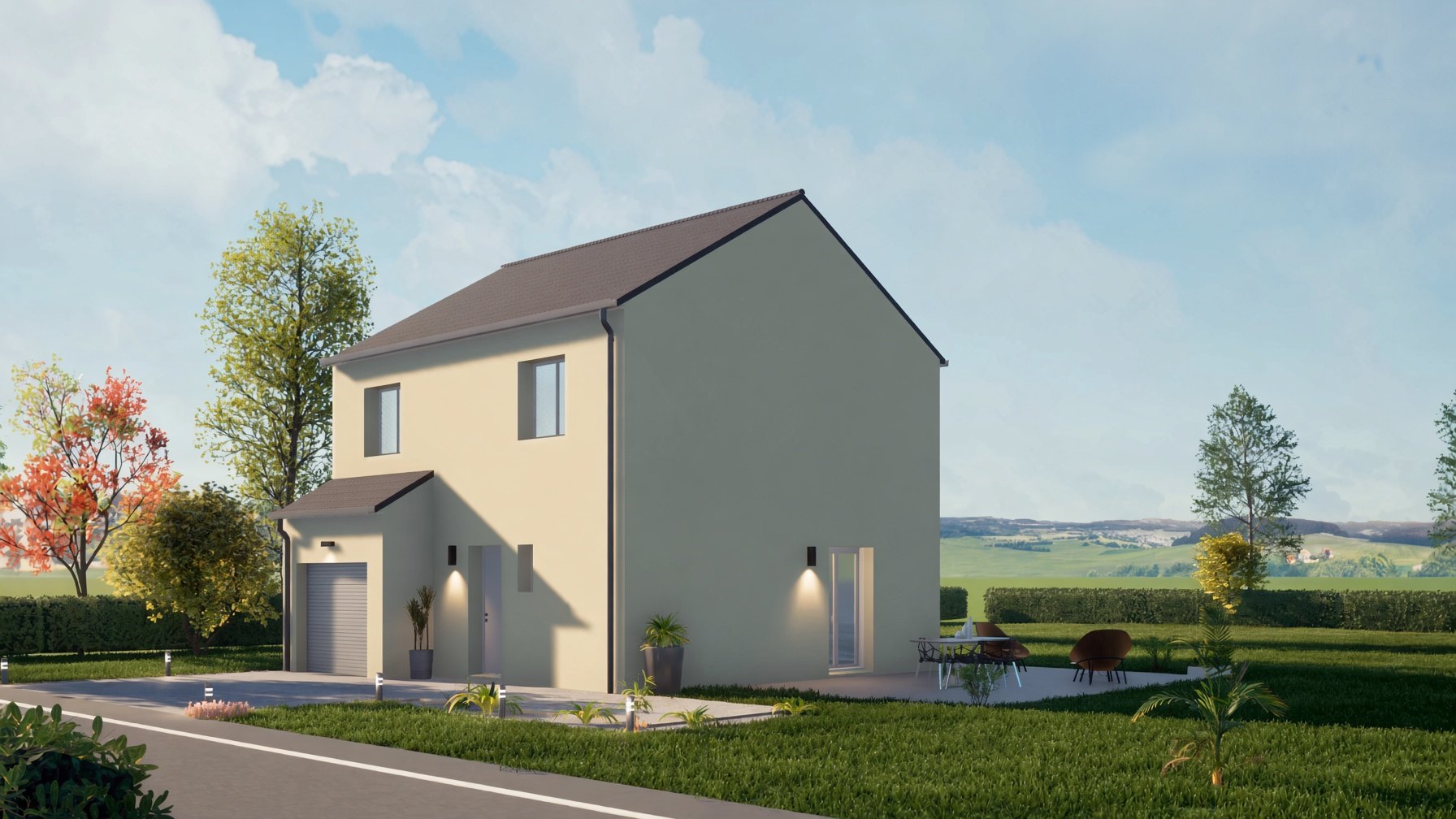 Illustration de Smart 4 chambres Étage