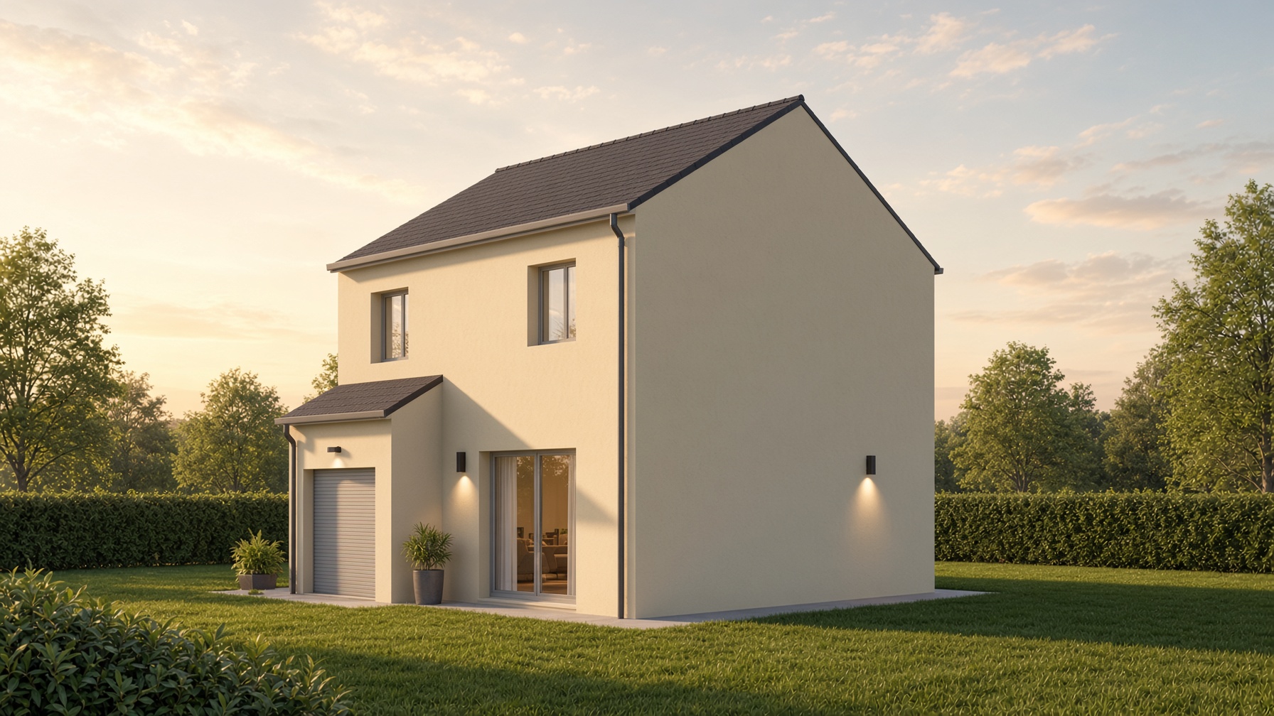 Illustration de Smart 4 chambres Étage