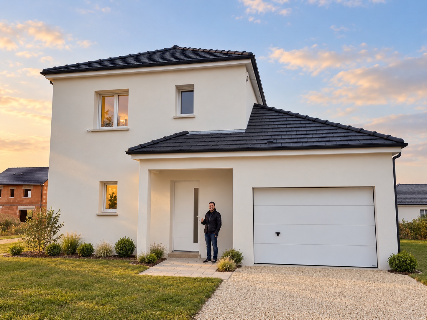 Maison à étage avec garage